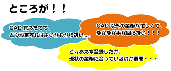 上手に利用できない状況のイメージ図